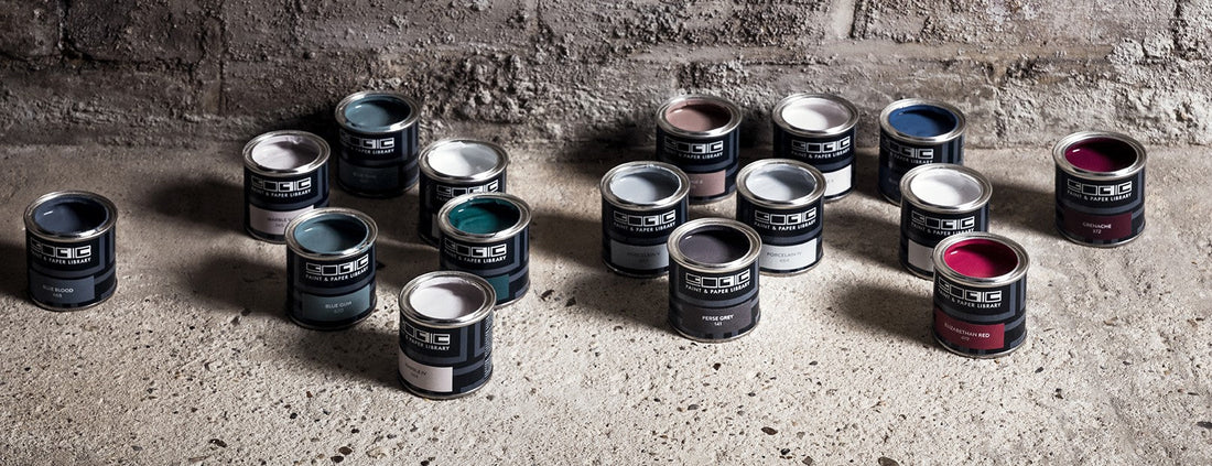 Paint and Paper Library tins