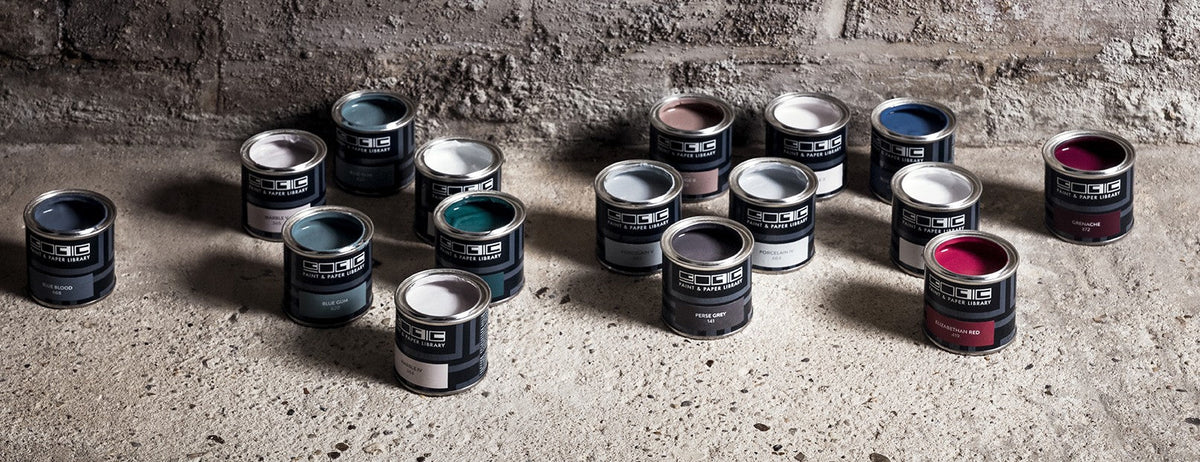 Paint and Paper Library tins