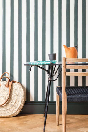 Wallpaper Block Print Stripe