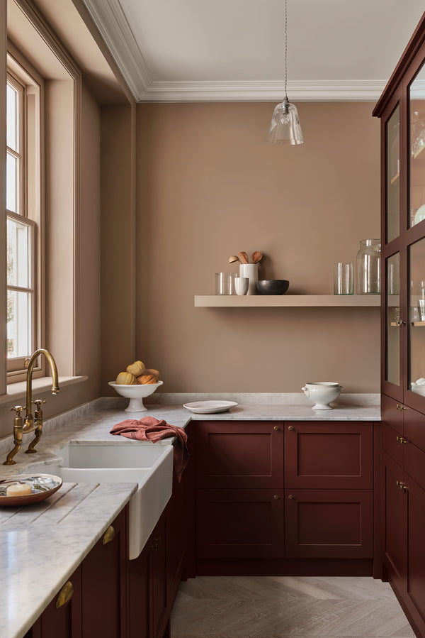 Interior pintado com Paint & Paper Library Clean White No. 101