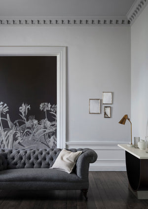Interior pintado com Paint & Paper Library Cotton II No. 132