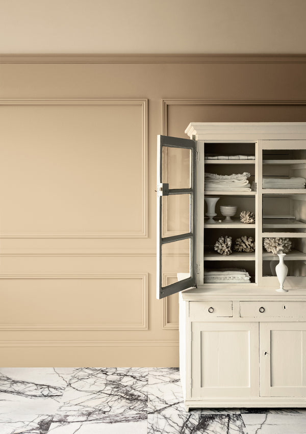 Interior pintado com Paint & Paper Library Leather I No. 231