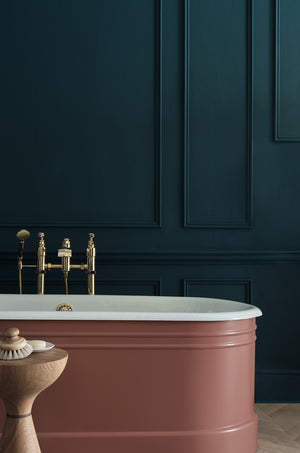 Interior pintado com Paint & Paper Library Mockingbird No. 695