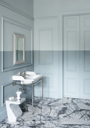 Interior pintado com Paint & Paper Library Porcelain V No. 665