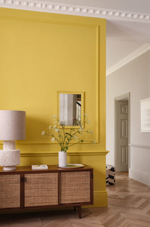 Interior pintado com Paint & Paper Library Salt III No. 333