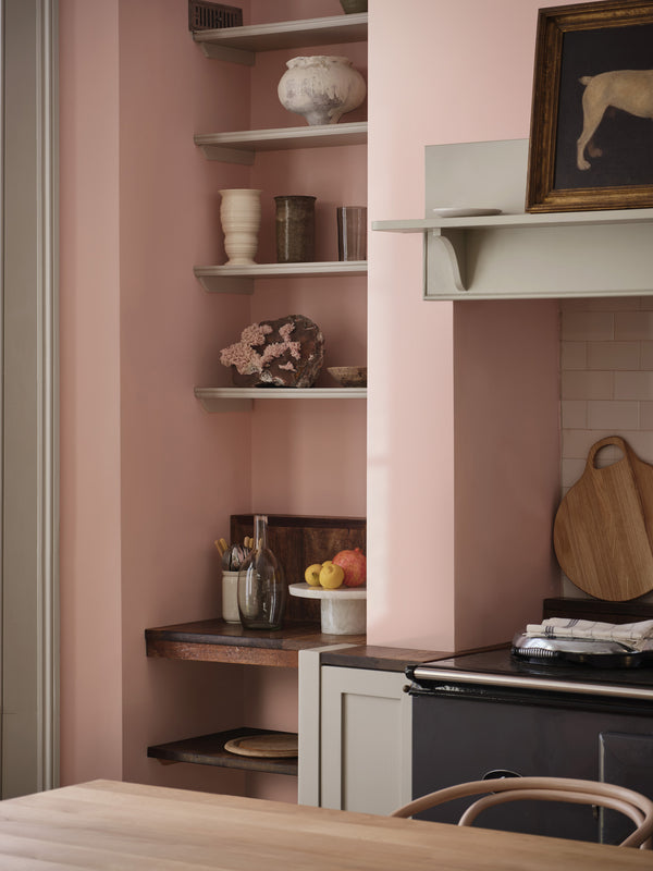 Interior pintado com Paint & Paper Library Slate II No. 162