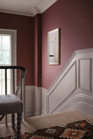Interior pintado com Paint & Paper Library Soumak No. 339