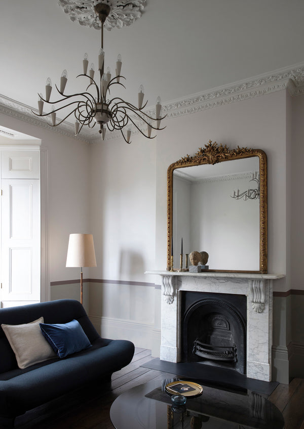 Interior pintado com Paint & Paper Library Stone V No. 205