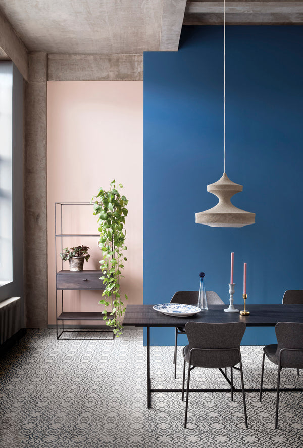Interior pintado com Paint & Paper Library Temple No. 238