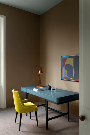 Interior pintado com Paint & Paper Library Truffle No. 271