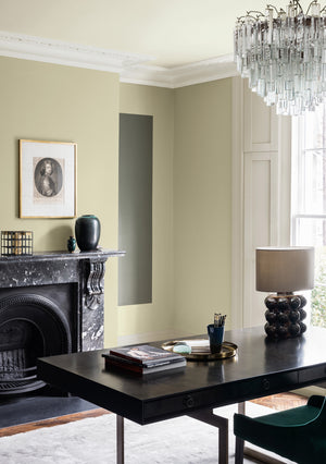 Interior pintado com Paint & Paper Library Wattle I No. 561